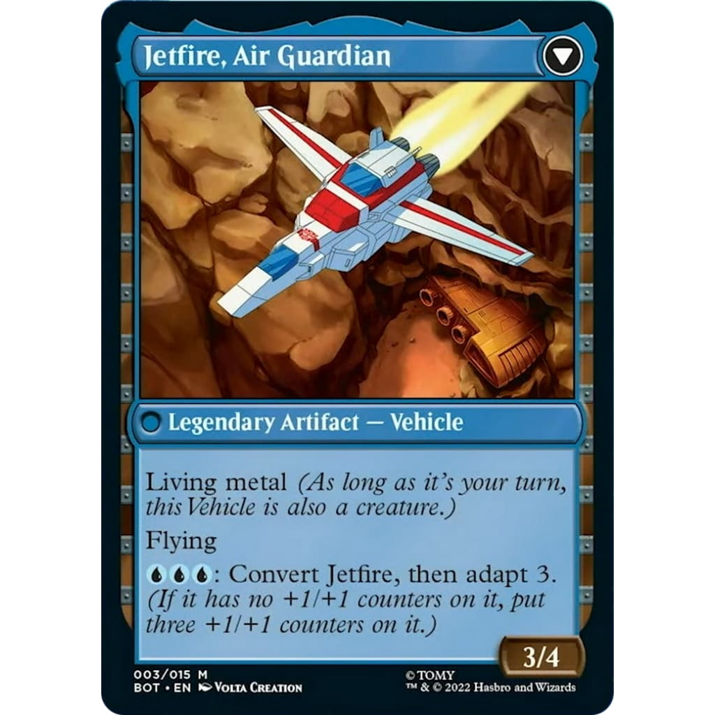 Jetfire Ingenious Scientist // Air Guardian (BOT-003):
