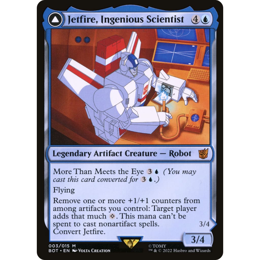 Jetfire Ingenious Scientist // Air Guardian (BOT-003):