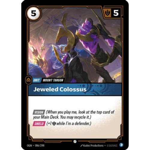 Jeweled Colossus (086/298) - Origins Foil - Single