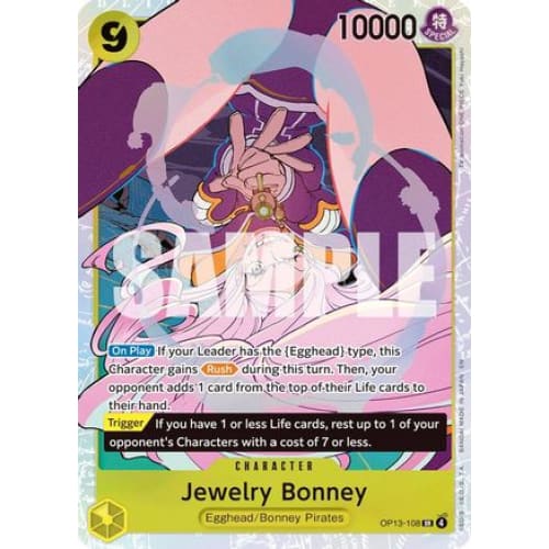 Jewelry Bonney (108) OP13-108 SR Carrying On His Will Foil