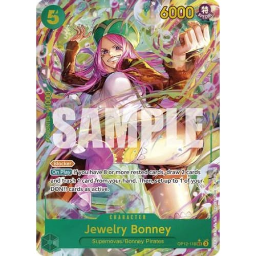 Jewelry Bonney (118) (Alternate Art) OP12-118 SEC Legacy