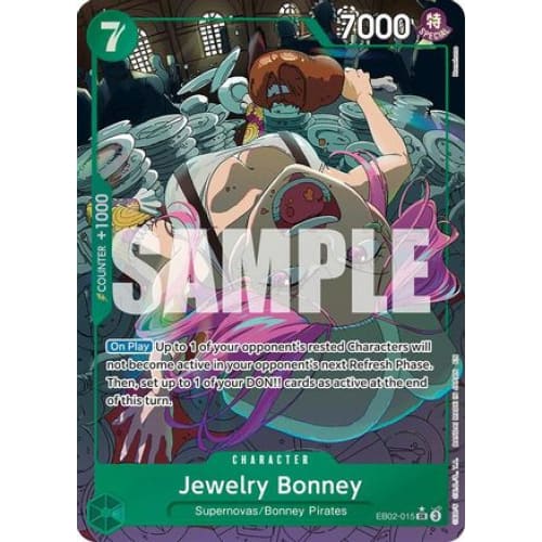 Jewelry Bonney (Alternate Art) EB02-015 SR Extra Booster: