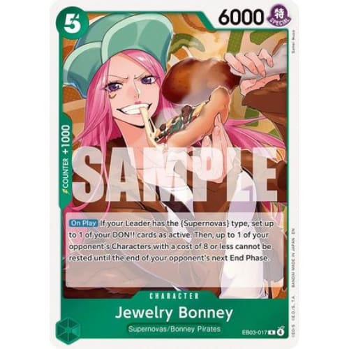 Jewelry Bonney EB03-017 R Extra Booster: One Piece Heroines