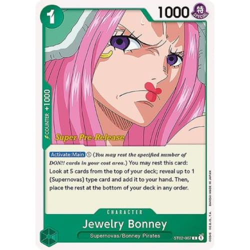 Jewelry Bonney ST02-007 C Super Pre-Release Starter Deck 2: