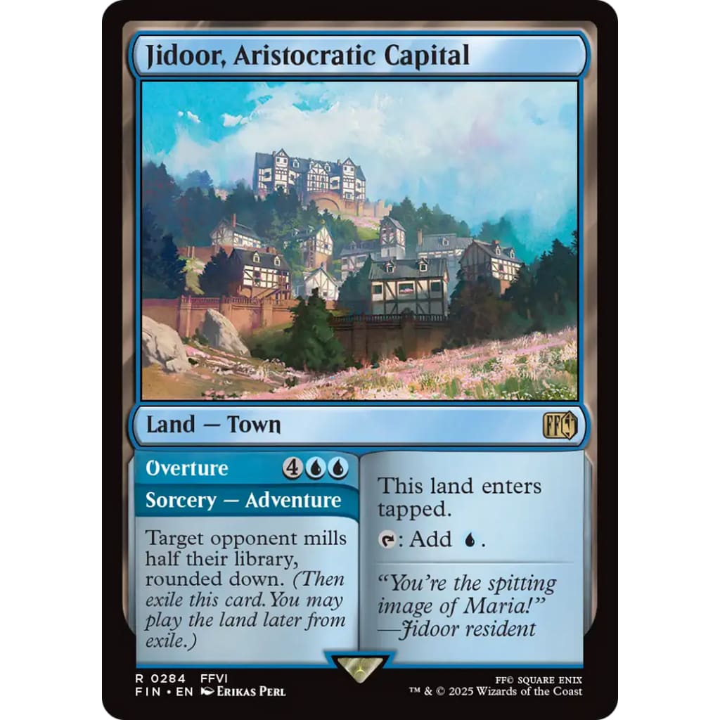 Jidoor Aristocratic Capital // Overture (FIN-284) - Single