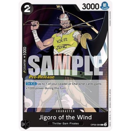 Jigoro of the Wind OP06-084 C Wings Captain Pre-Release