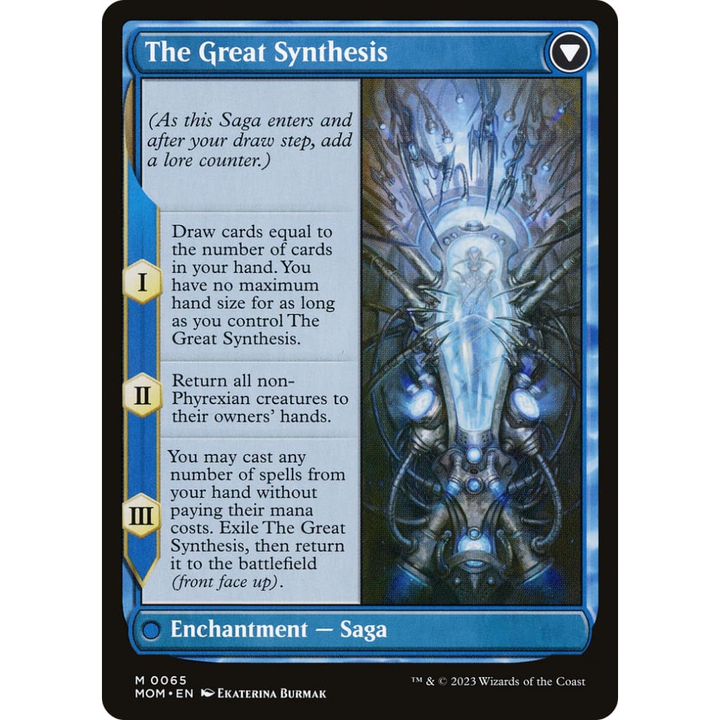 Jin-Gitaxias // The Great Synthesis (MOM-065) Foil - Single