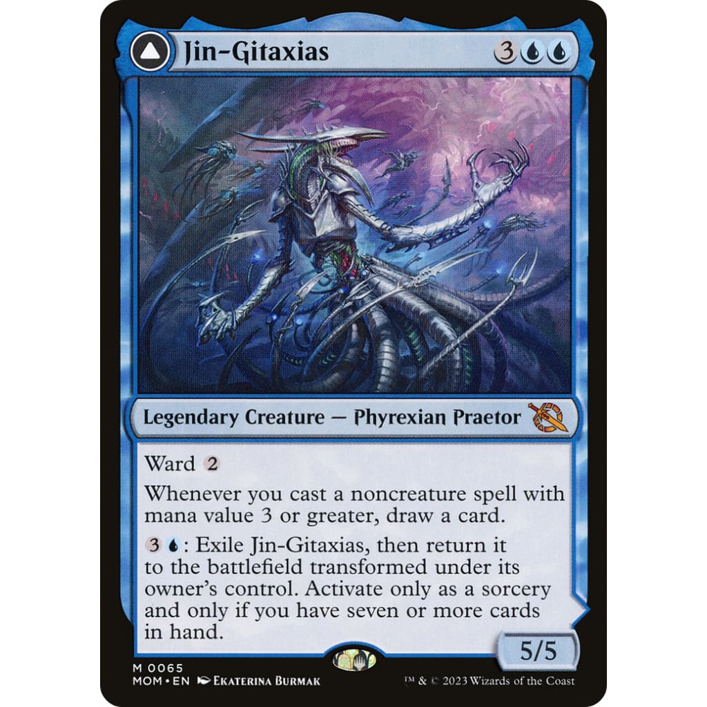 Jin-Gitaxias // The Great Synthesis (MOM-065) Foil - Single