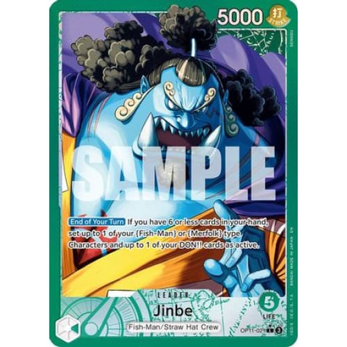 Jinbe (021) (Alternate Art) OP11-021 L A Fist of Divine