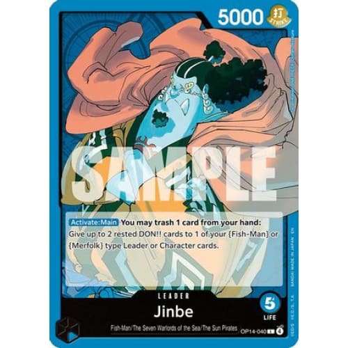 Jinbe - OP14-040 L The Azure Sea’s Seven - Single