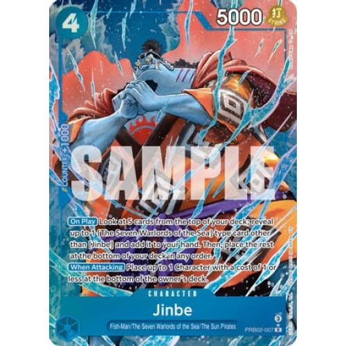 Jinbe - PRB02-007(Alternate Art) PRB02-007 R Premium