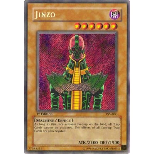 Jinzo (PSV-000) Secret Rare 1st Edition - Single