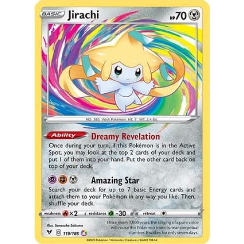 Jirachi (119/185) Amazing Rare Holofoil - Single