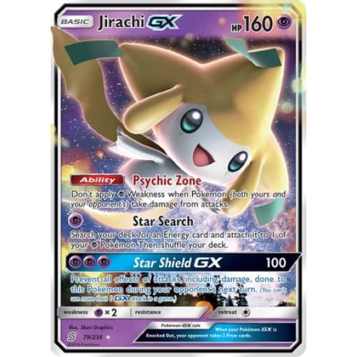 Jirachi-GX (079/236) Holo Rare Holofoil - Single