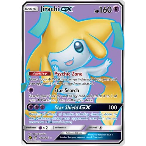 Jirachi-GX (79A/236) Ultra Rare - Single