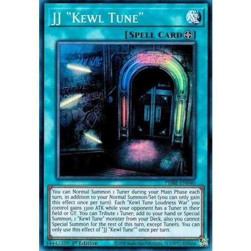 JJ ’Kewl Tune’ - PHRE-EN040 Super Rare 1st Edition - Single