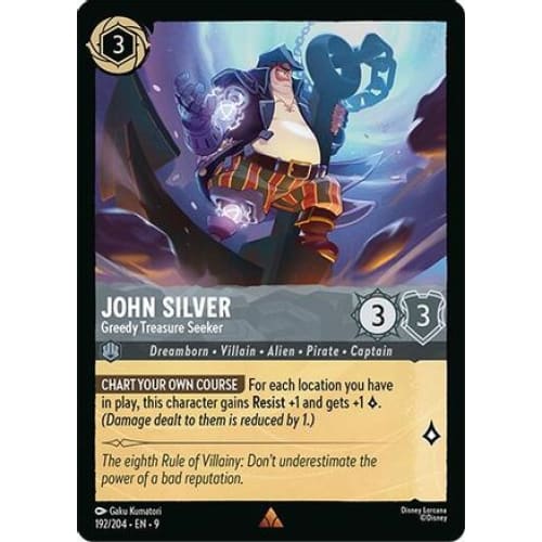 John Silver - Greedy Treasure Seeker (192/204) - Fabled