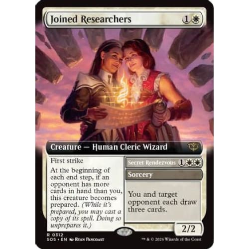 Joined Researchers (Extended Art) (SOS-312) Foil - Single