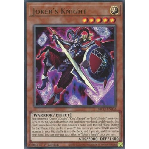 Joker’s Knight (KICO-EN002) Ultra Rare 1st Edition - Single