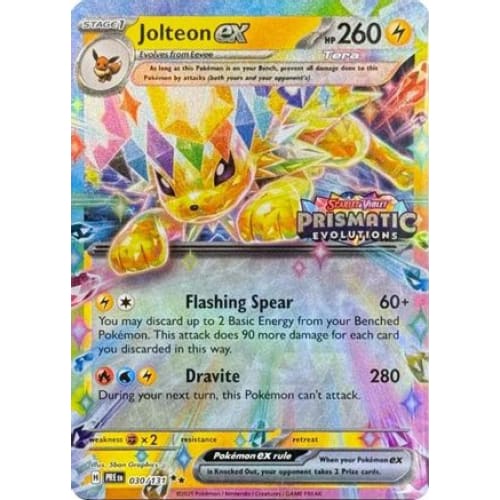 Jolteon ex - 030/131 (Prismatic Evolutions Stamp) (30)