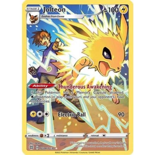 Jolteon (TG04/030) Holo Rare Holofoil - Single