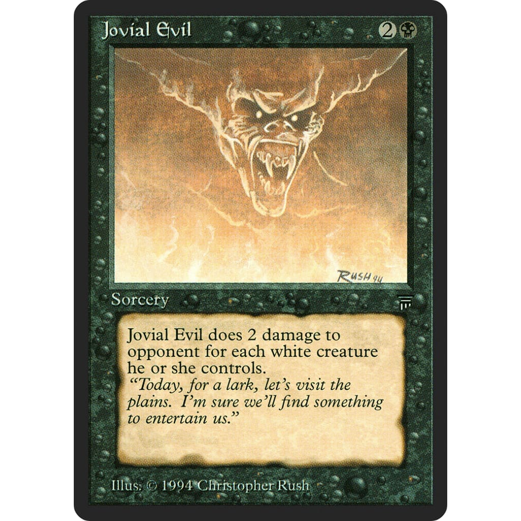 Jovial Evil (LEG-109) - Single