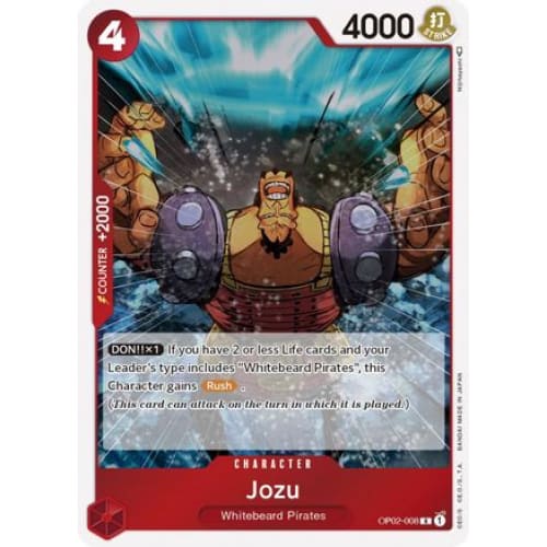 Jozu OP02-008 R Paramount War Foil - Single