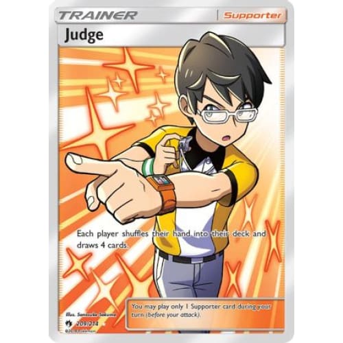 Judge (209/214) Ultra Rare Holofoil - Single