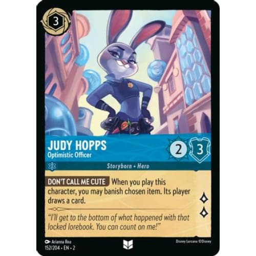 Judy Hopps - Optimistic Officer (152/204) - Rise