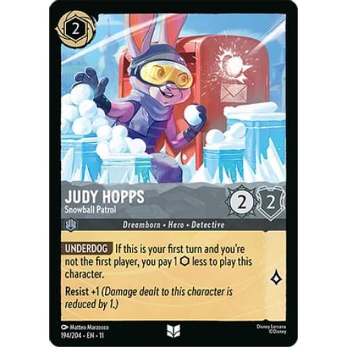 Judy Hopps - Snowball Patrol (194/204) - Winterspell Cold