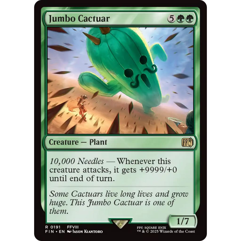 Jumbo Cactuar (FIN-191) Foil - Single