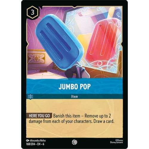 Jumbo Pop (168/204) - Azurite Sea Cold Foil - Single