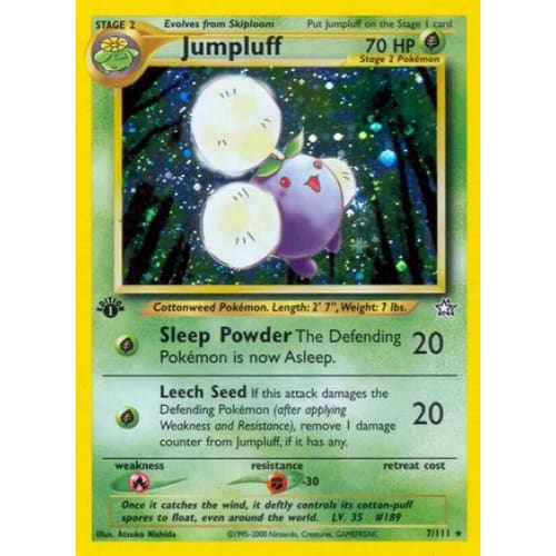 Jumpluff (007/111) Holo Rare 1st Edition Holofoil - Single
