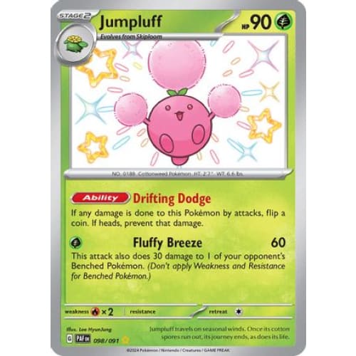 Jumpluff (98) Shiny Rare Holofoil - Single