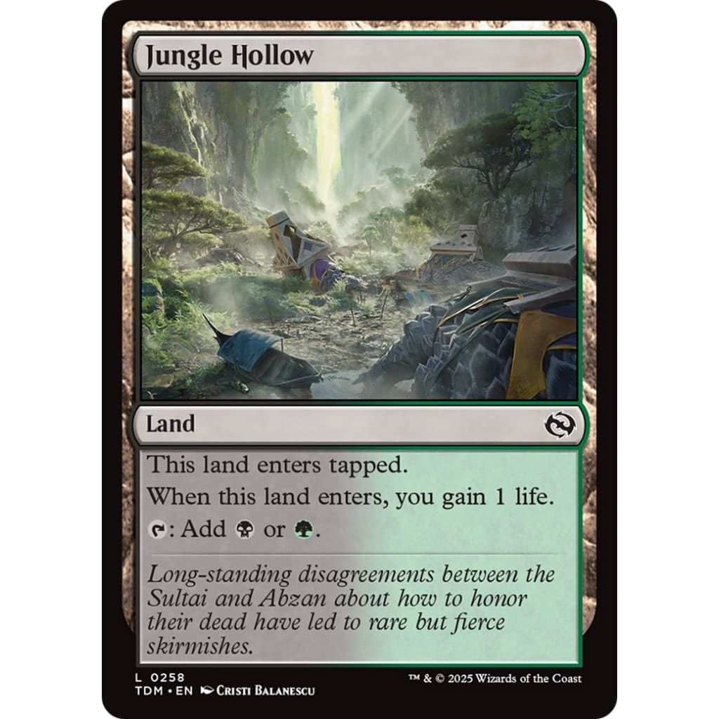Jungle Hollow (TDM-258) Foil - Single