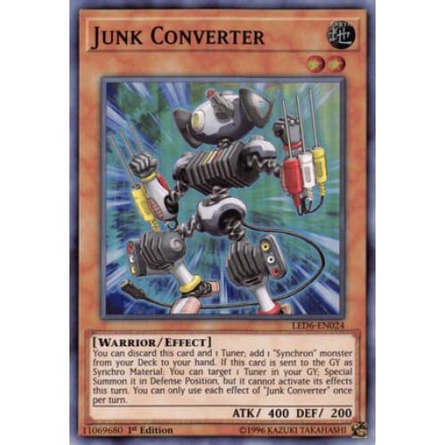 Junk Converter (LED6-EN024) Super Rare Unlimited - Single