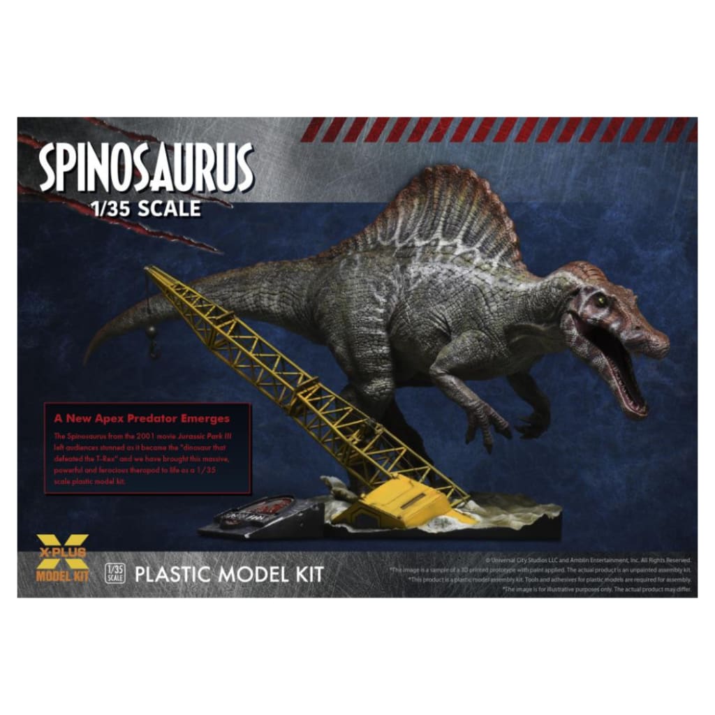 Jurassic Park III Spinosaurus 1/35 Scale Model Kit