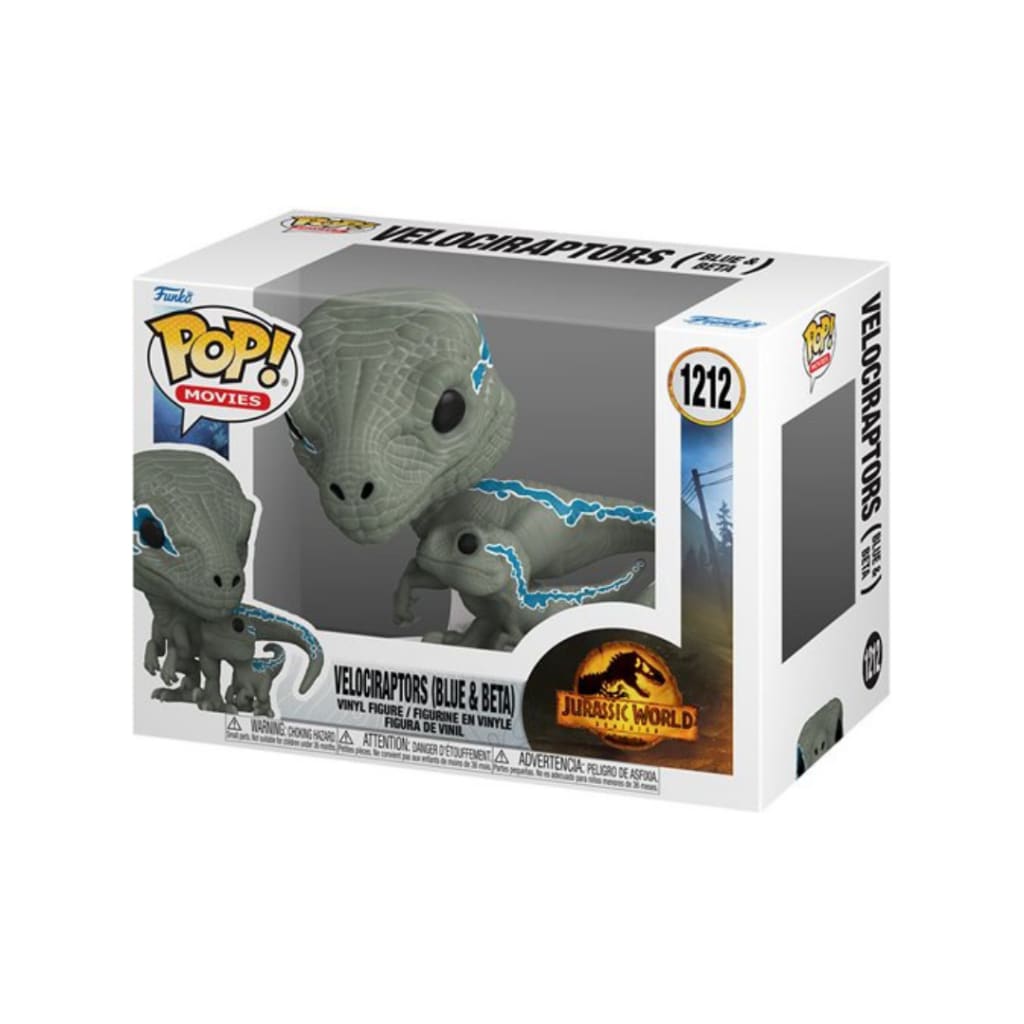 Jurassic World: Dominion Blue and Beta Pop! Vinyl Figure