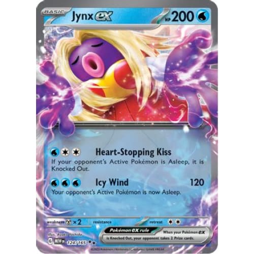 Jynx ex - 124/165 (124) Double Rare Holofoil - Single