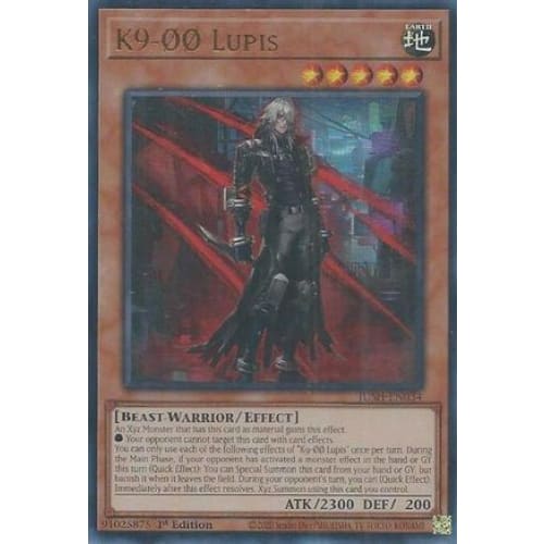 K9-00 Lupis - JUSH-EN034 Ultra Rare 1st Edition - Single