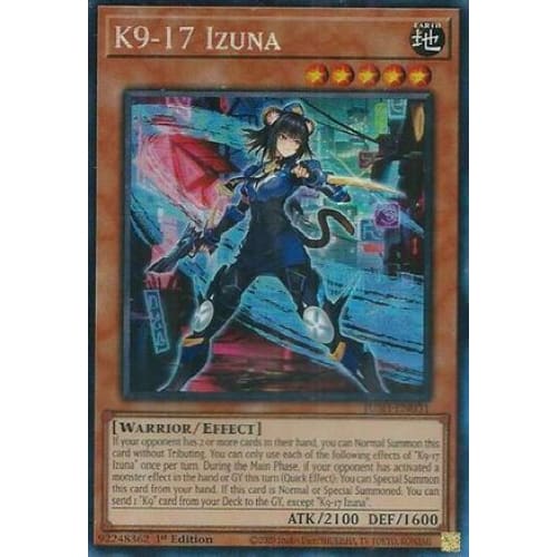 K9-17 Izuna (CR) - JUSH-EN031 Collector’s Rare 1st Edition