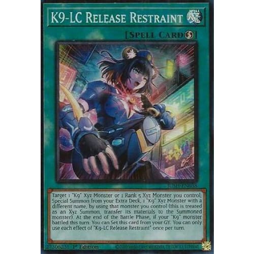 K9-LC Release Restraint (Super Rare) - JUSH-EN038 Super
