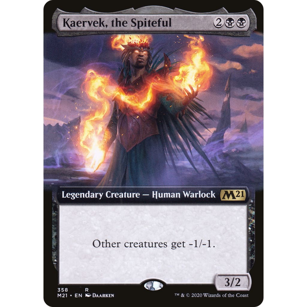 Kaervek the Spiteful (M21-358): (Extended Art) - Single