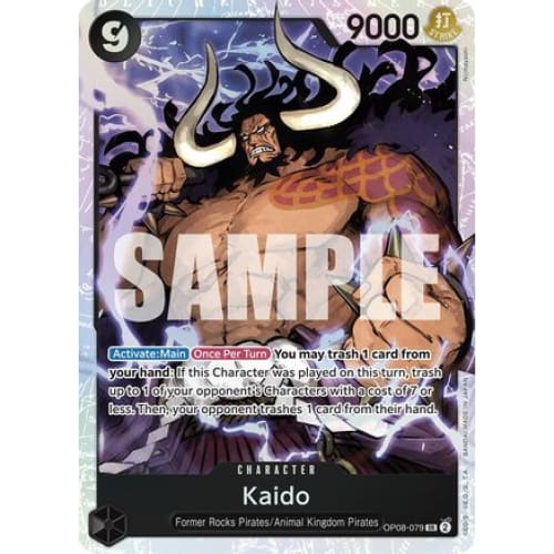Kaido OP08-079 SR Two Legends Foil - Single