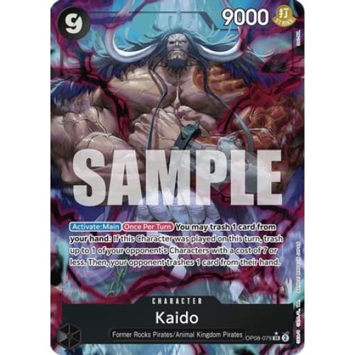 Kaido (Parallel) OP08-079 SR Two Legends Foil - Single
