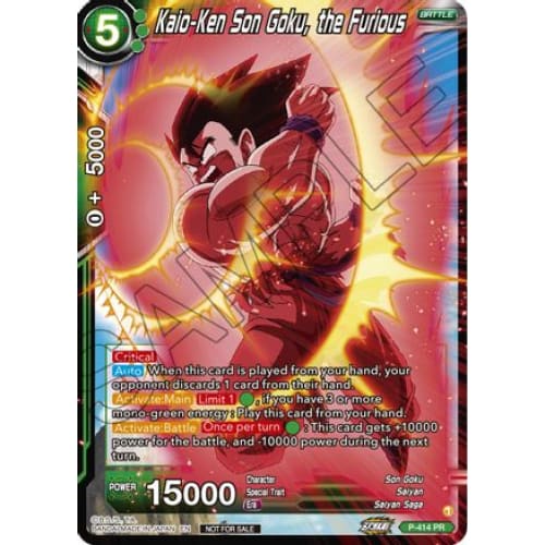 Kaio-Ken Son Goku the Furious (Zenkai Series Tournament