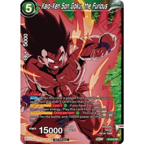 Kaio-Ken Son Goku the Furious (Zenkai Series Tournament