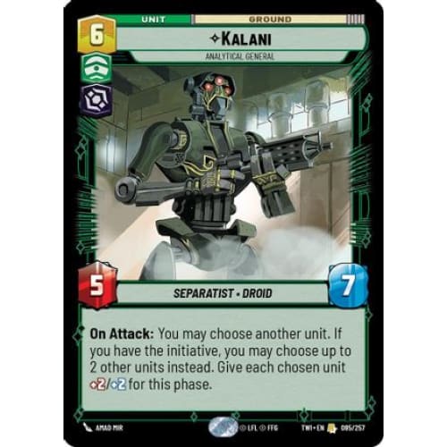 Kalani - Analytical General (085/257) - Single