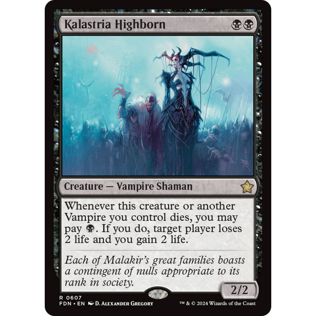 Kalastria Highborn (FDN-607) - Single