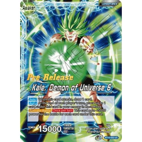 Kale // Demon of Universe 6 (Saiyan Showdown Pre-Release